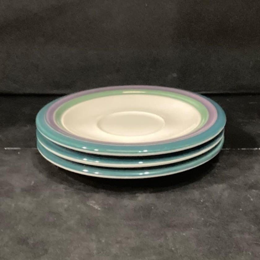 Pfaltzgraff Mountain Shadow Teacup & Saucers, Set of 3, Vintage Tableware - Thumbnail 13