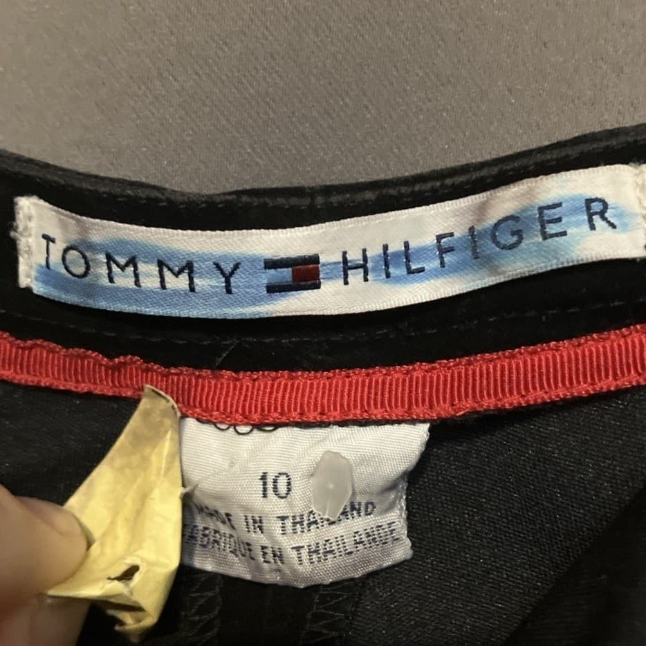 Tommy Hilfiger Black Velvet Flare Dress Pants, Woman's Size 10, Holiday Office - Thumbnail 5