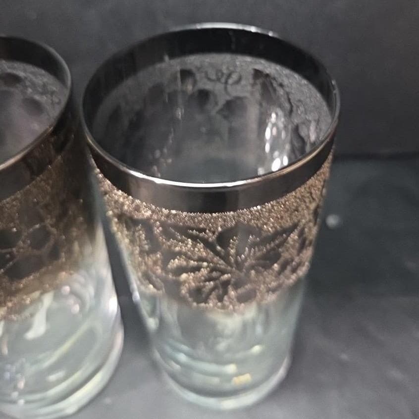 Dorothy Thorpe Ombré Tumblers, Set of 2, Vintage Mid-Century Modern Drinkware - Thumbnail 6