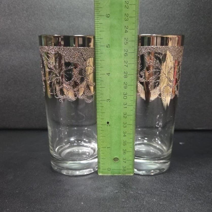 Dorothy Thorpe Ombré Tumblers, Set of 2, Vintage Mid-Century Modern Drinkware - Thumbnail 9