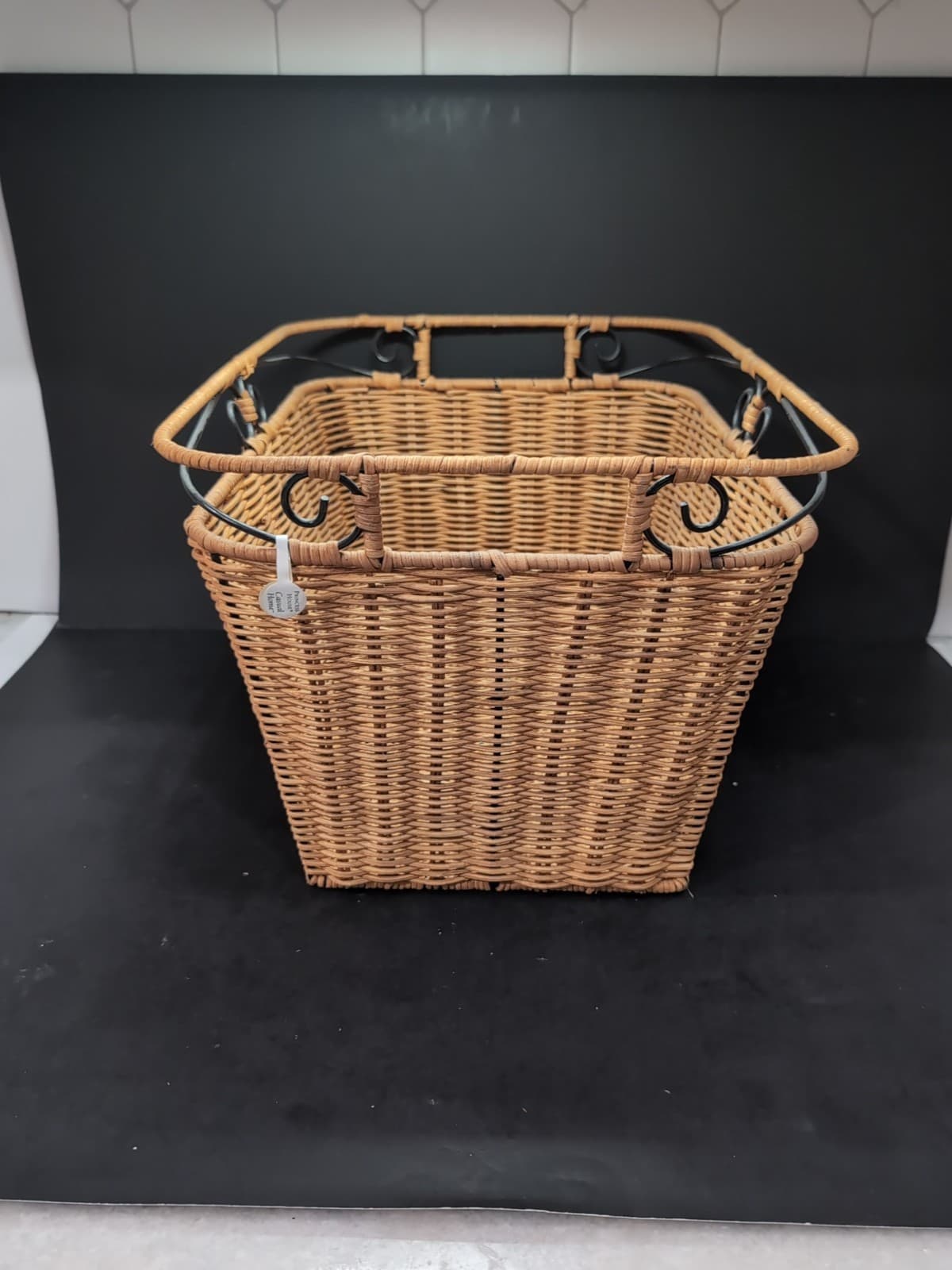 Princess House Casual Home Large Storage Basket, BASTLG, Home Decor Organization - Thumbnail 4