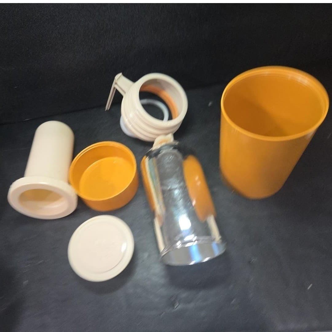 Thermos Mustard Yellow Pint Bottle #7202, Travel Soup Container, Insulated Flask - Thumbnail 6
