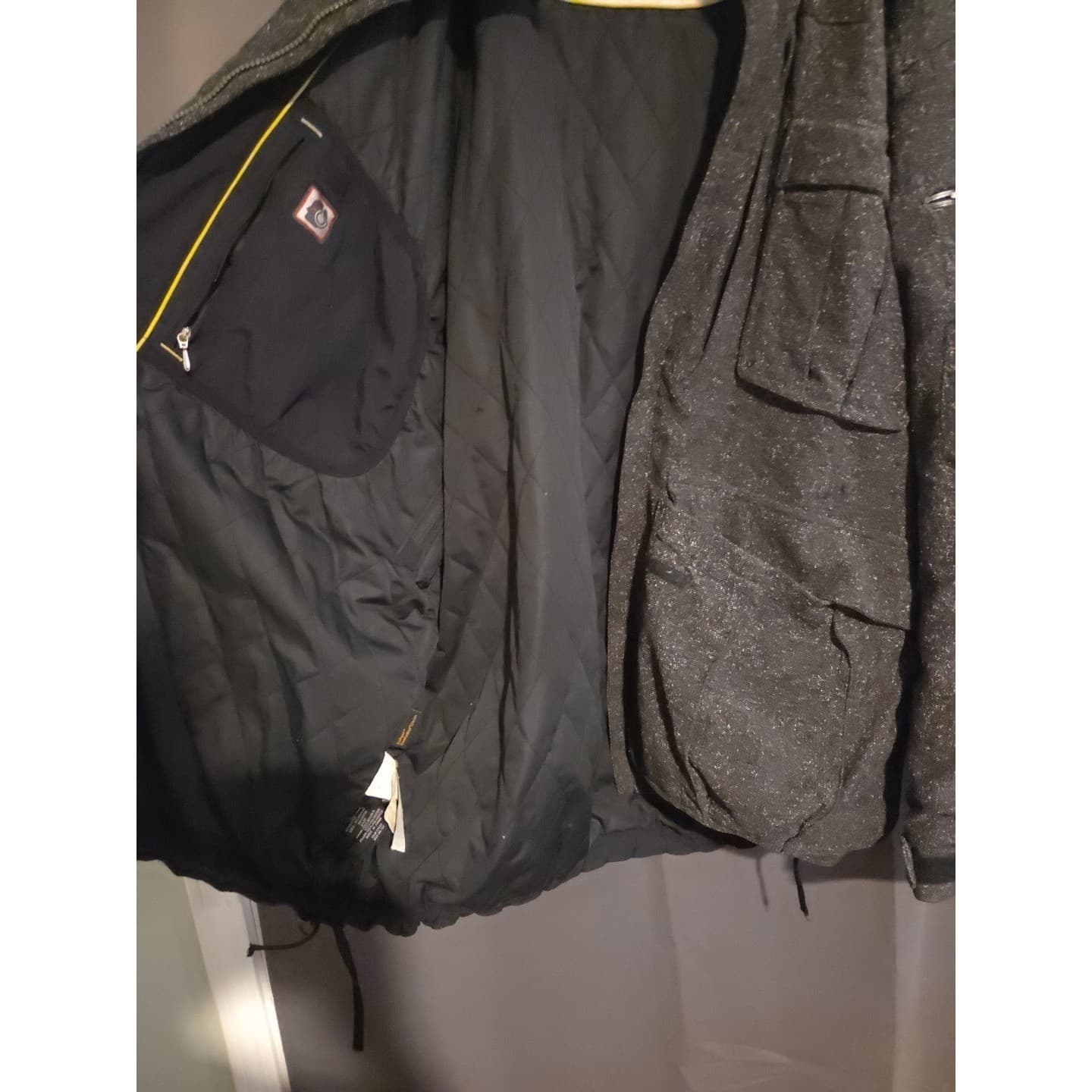 Obermeyer Alt 3 Hooded Ski Charcoal Gray Jacket, DuPont ComforMax Insulated L - Thumbnail 6