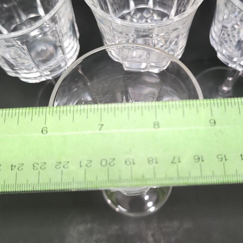 Cristal d'Arques Longchamp Wine Glasses, Set of 4, Replacement Crystal Goblets - Thumbnail 10