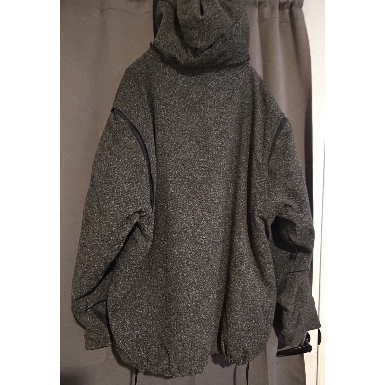 Obermeyer Alt 3 Hooded Ski Charcoal Gray Jacket, DuPont ComforMax Insulated L - Thumbnail 4