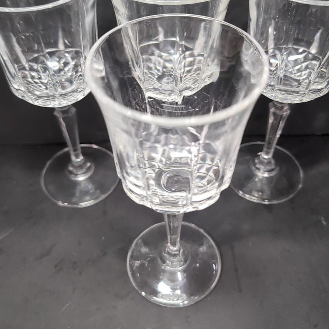 Cristal d'Arques Longchamp Wine Glasses, Set of 4, Replacement Crystal Goblets - Thumbnail 6