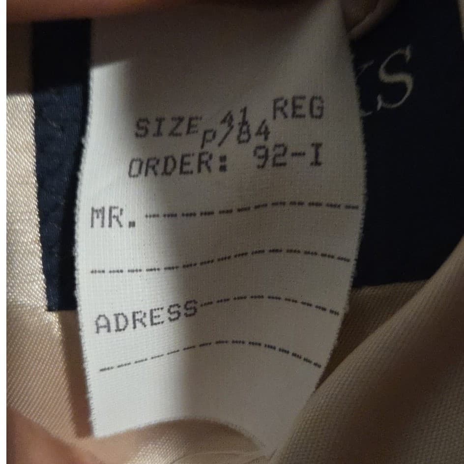 Brooks 346 Tan Wool Linen Blend 2-Button Sport Coat, Men's 41R Beige Blazer - Thumbnail 10