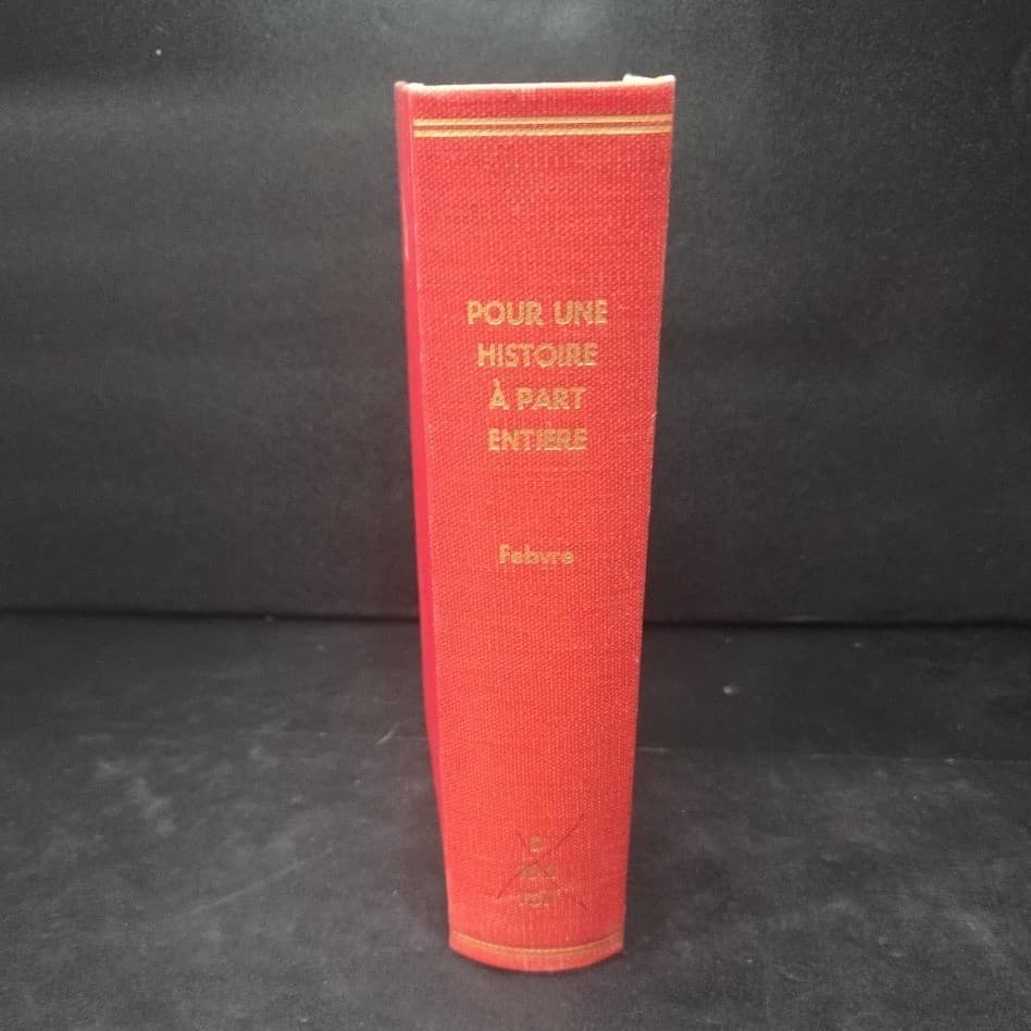 Pour une Histoire a part entiere Lucien Febvre 1962 French History Hardcover - Thumbnail 9