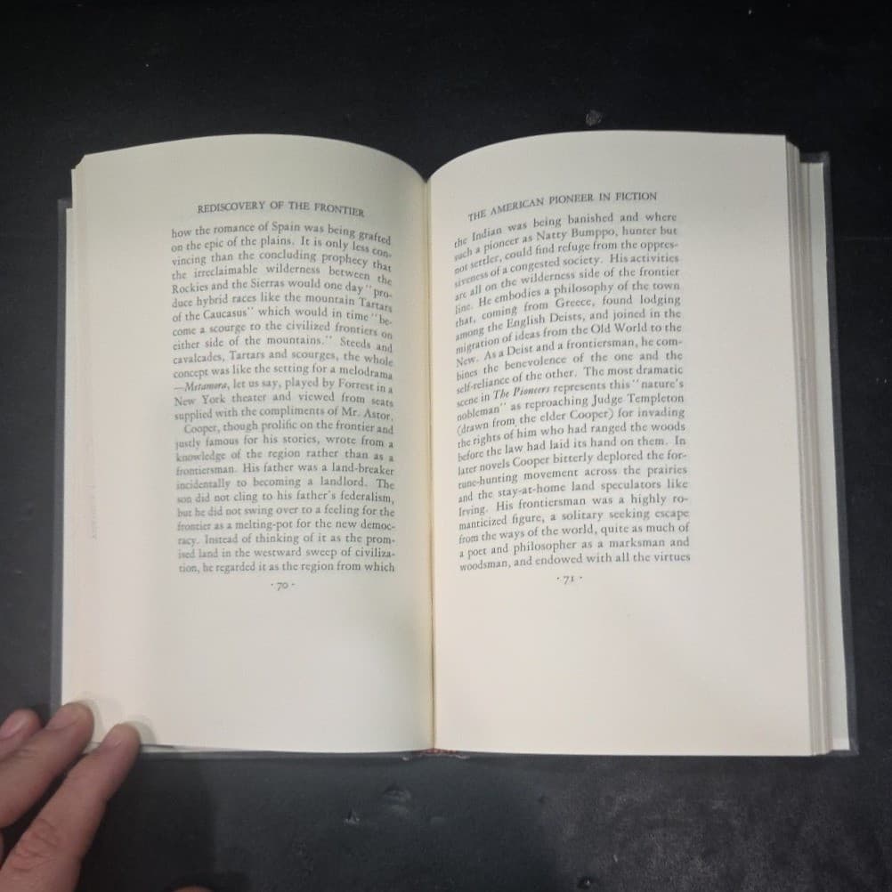 The Rediscovery of the Frontier Percy H Boynton 1968 Greenwood Press Hardcover - Thumbnail 6