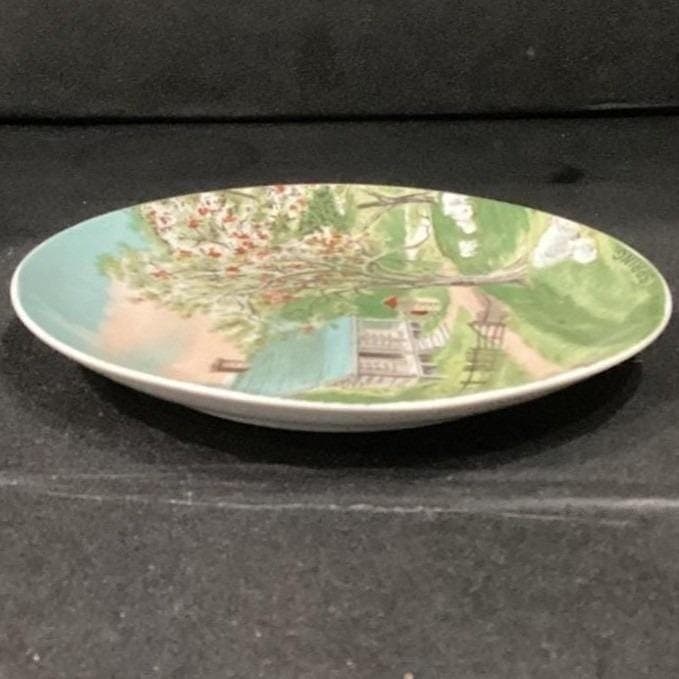 Currier & Ives "Spring" Plate, The Four Seasons Collection, Vtg Decorative Plate - Thumbnail 8