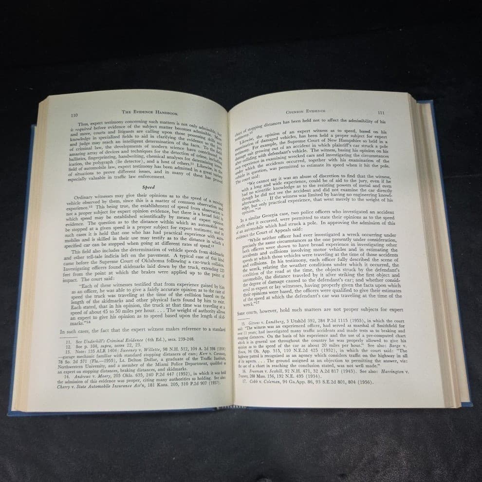 Evidence Handbook 1958 Donigan Fisher Northwestern University Law Police Book - Thumbnail 6