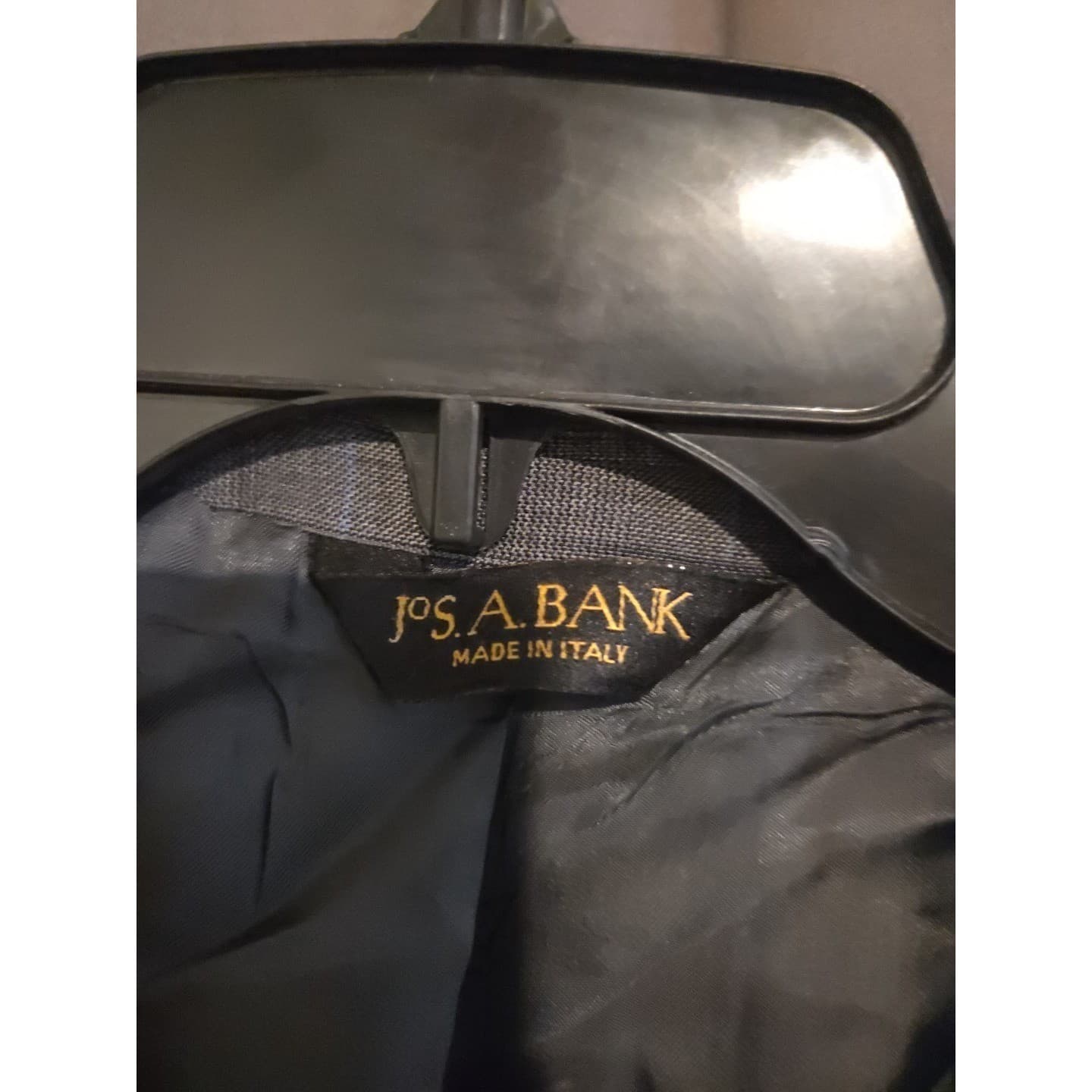 Jos. A. Bank Signature Gold Grey Glen Plaid Wool Blazer, Men's 40L Sport Coat - Thumbnail 9