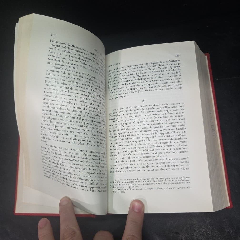 Pour une Histoire a part entiere Lucien Febvre 1962 French History Hardcover - Thumbnail 6