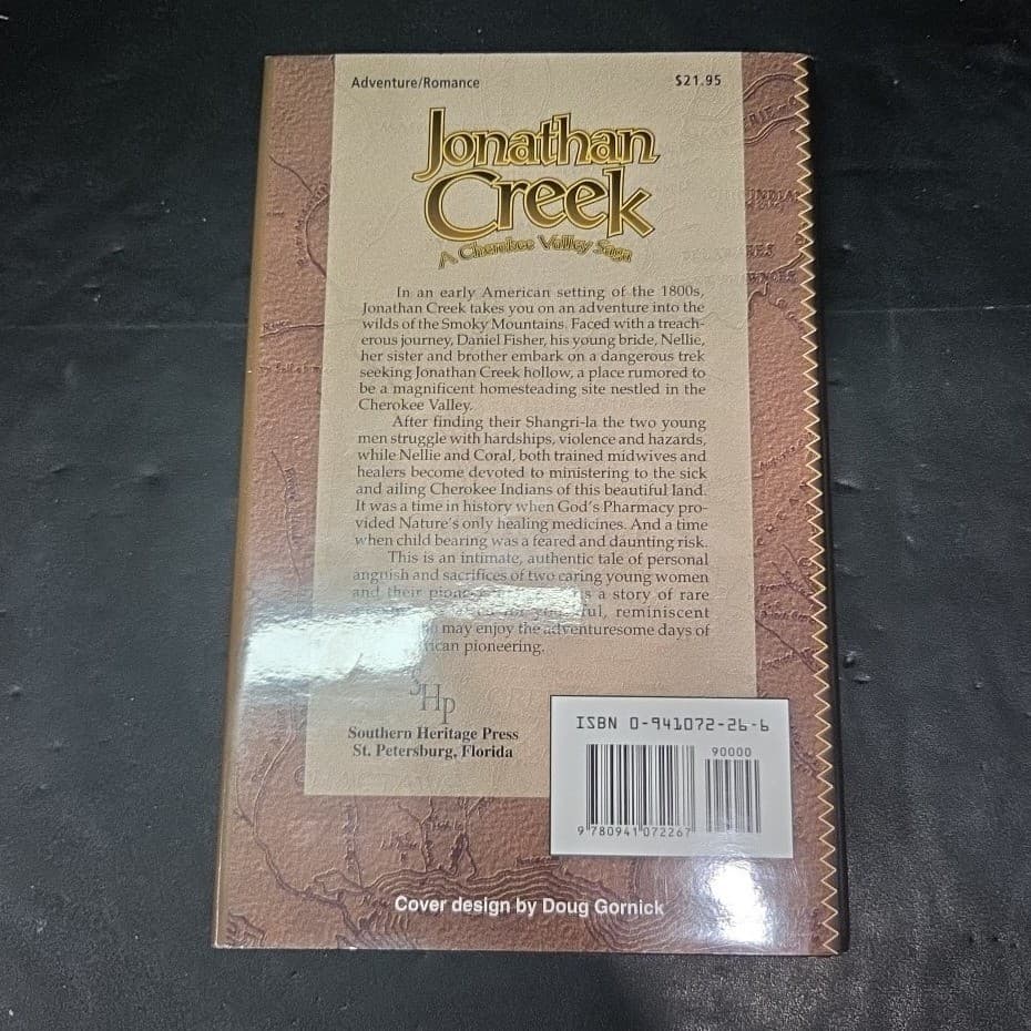 Jonathan Creek A Cherokee Valley Saga Carlton Weber Signed First Edition 1997 - Thumbnail 9