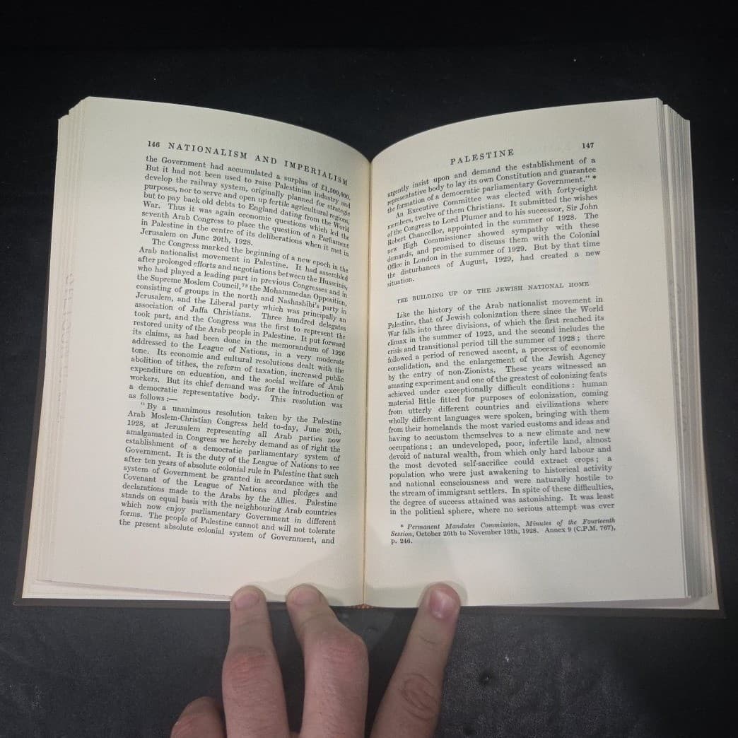 Nationalism and Imperialism in the Hither East Hans Kohn 1969 Hardcover Book - Thumbnail 6