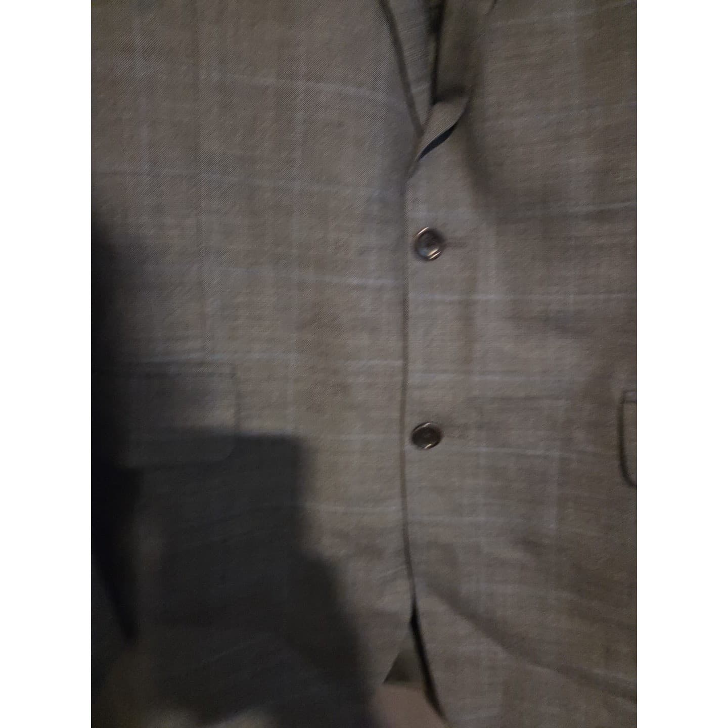 Jos. A. Bank Signature Gold Grey Glen Plaid Wool Blazer, Men's 40L Sport Coat - Thumbnail 6