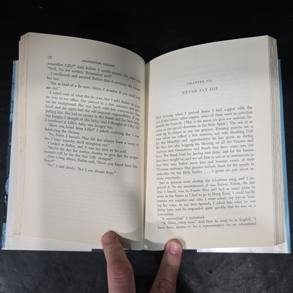 Manhattan Mission Sister Marie Lucita 1967 First Edition Hardcover NYC History - Thumbnail 6