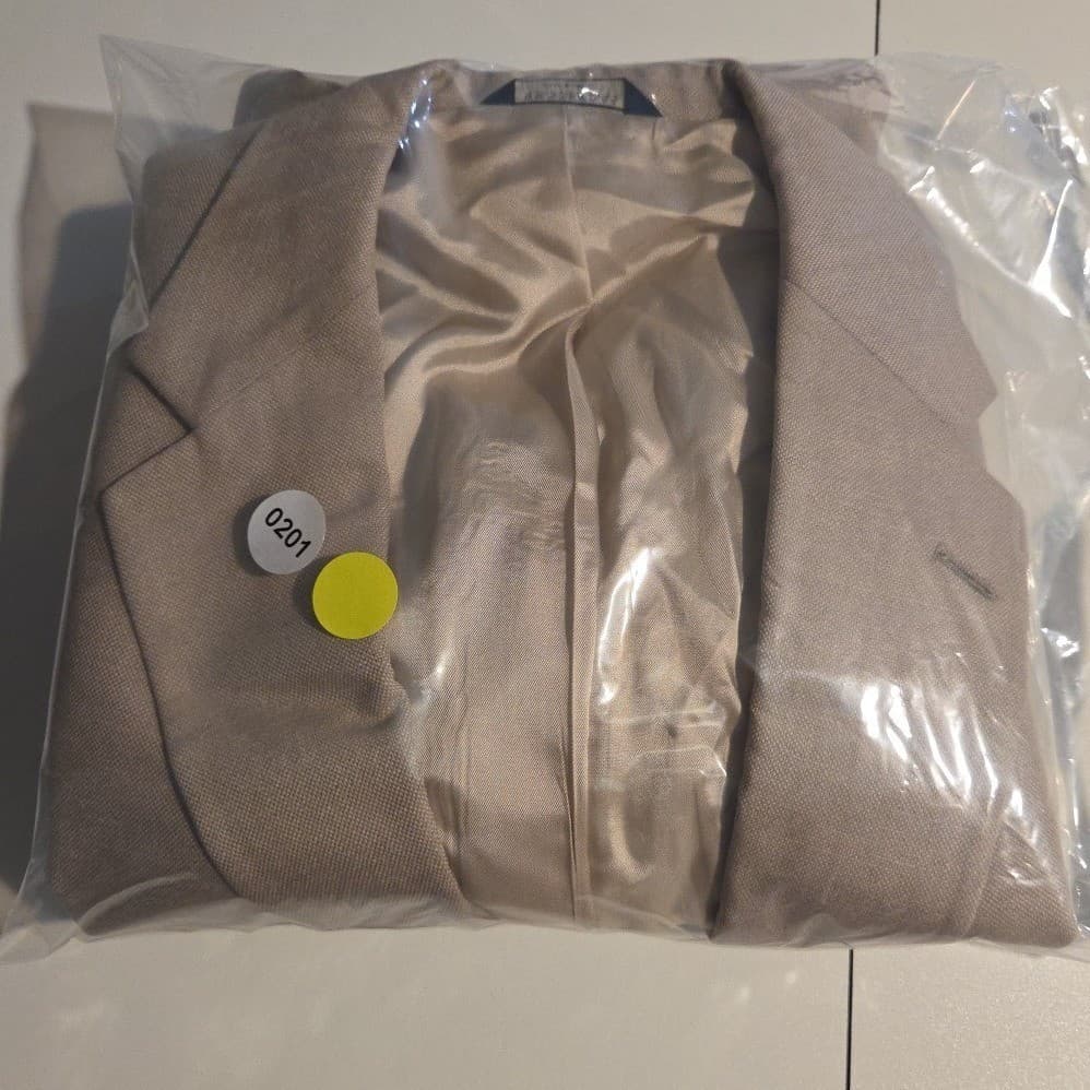 Brooks 346 Tan Wool Linen Blend 2-Button Sport Coat, Men's 41R Beige Blazer - Thumbnail 11