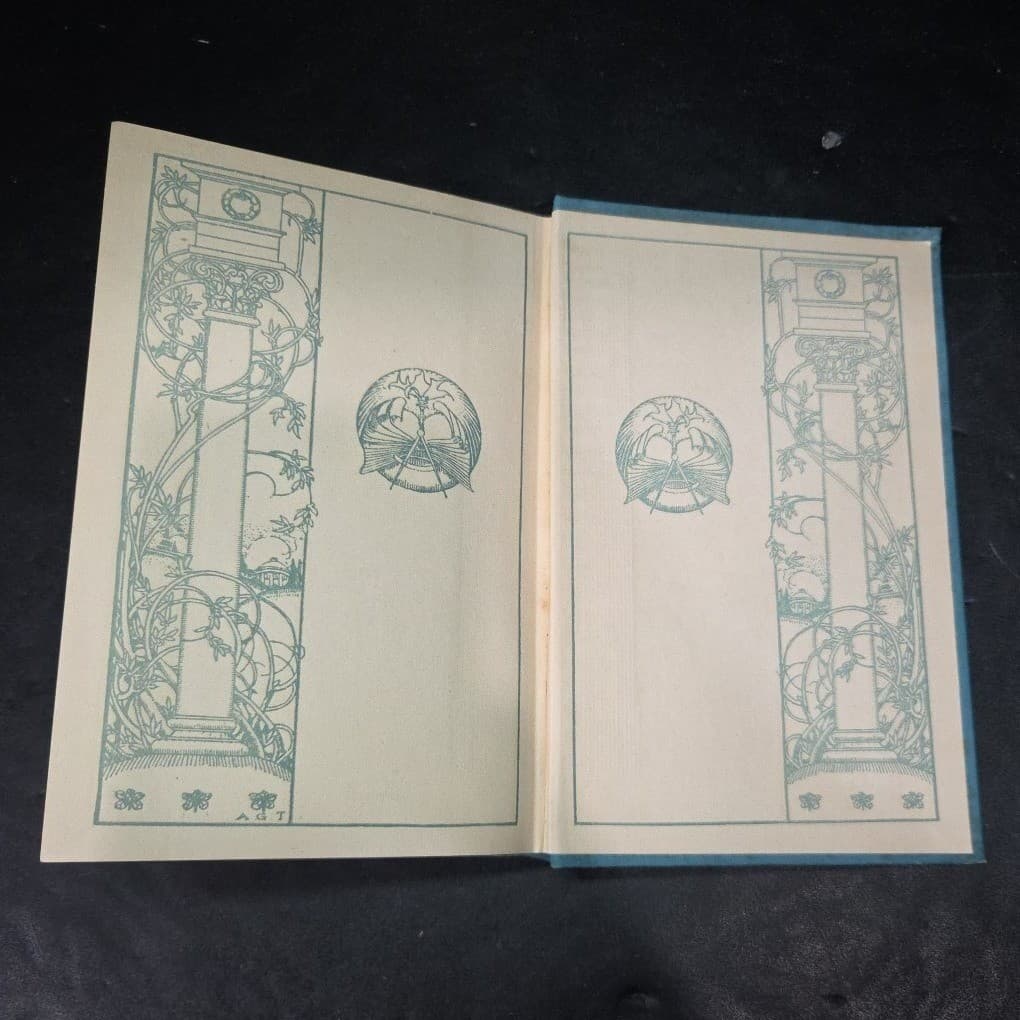 Eudora or The False Princess Mrs Southworth Antique 1910 Blue Decorative Book - Thumbnail 7