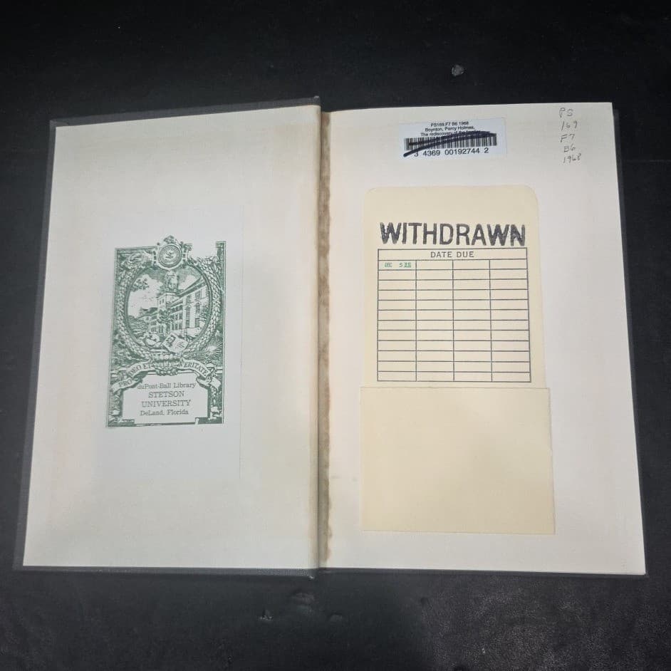 The Rediscovery of the Frontier Percy H Boynton 1968 Greenwood Press Hardcover - Thumbnail 3
