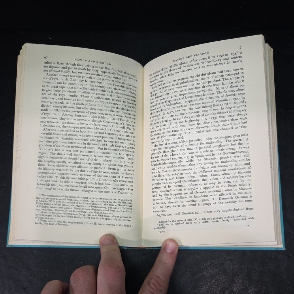 The Nationalities of Europe H Munro Chadwick 1973 Hardcover History Book - Thumbnail 6