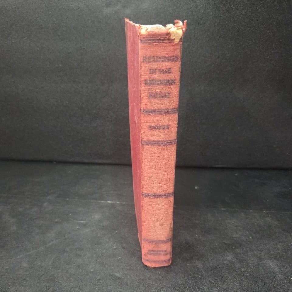 Readings in the Modern Essay 1933 Edward S Noyes Houghton Mifflin Hardcover Book - Thumbnail 9