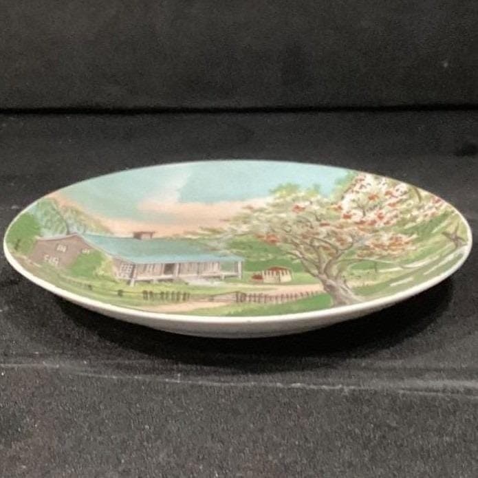 Currier & Ives "Spring" Plate, The Four Seasons Collection, Vtg Decorative Plate - Thumbnail 7