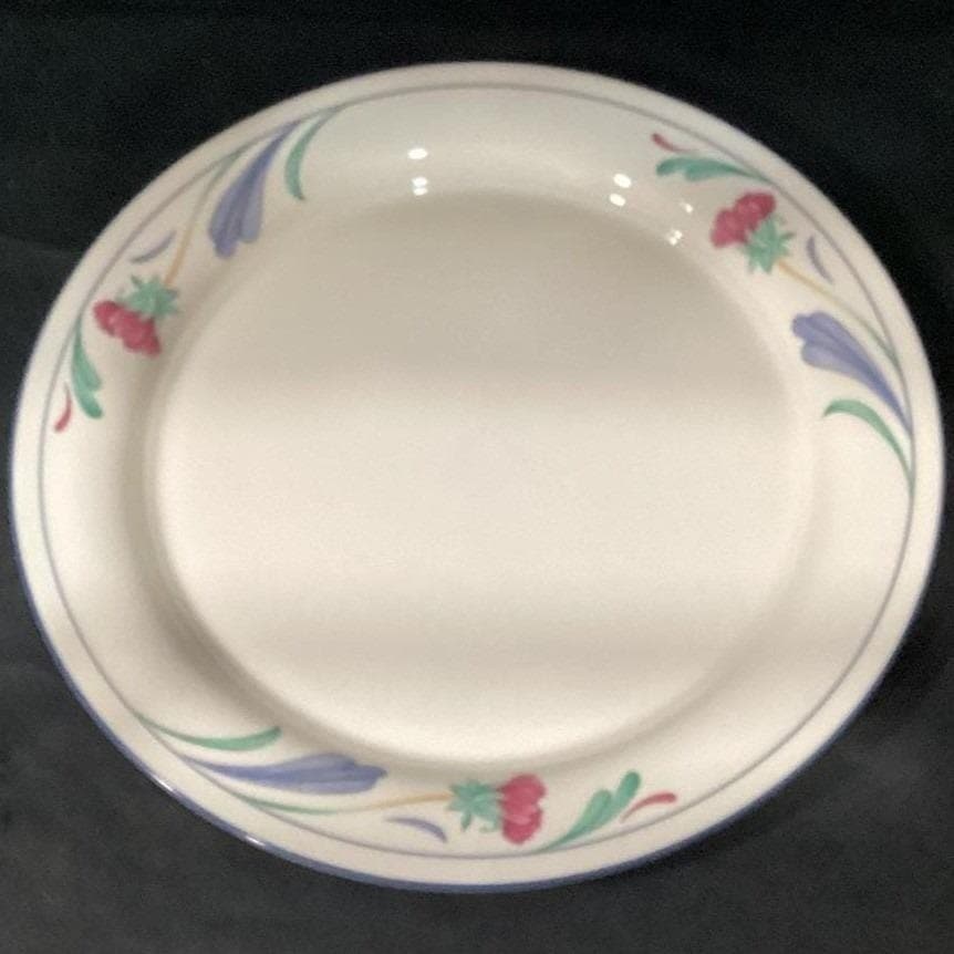 Lenox Chinastone Poppies On Blue Dinner Plates, Set Of 2, Floral Dinnerware - Thumbnail 5