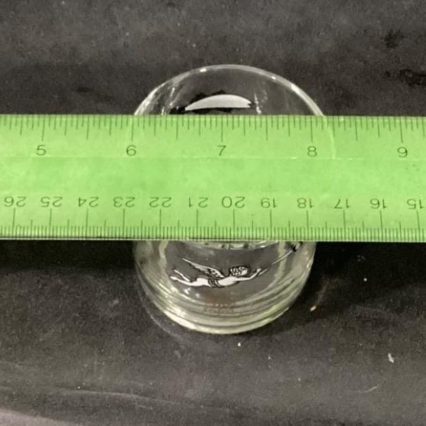 Libbey Curio Weathervane Tumbler, Set of 2, Vintage Shot Glasses, Barware - Thumbnail 7