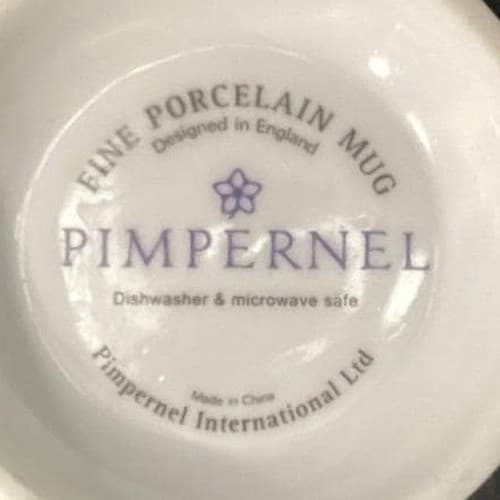 Pimpernal English Cornflower Coffee Cup, Vintage Fine Porcelain Mug, Drinkware - Thumbnail 6