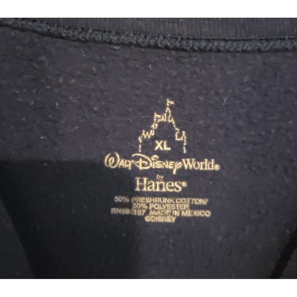 Walt Disney World 2009 Navy Blue Sweatshirt Hanes Mickey Buzz Nemo, Men's XL - Thumbnail 4