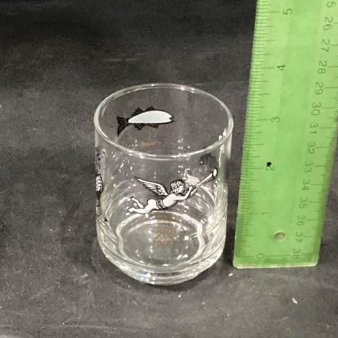 Libbey Curio Weathervane Tumbler, Set of 2, Vintage Shot Glasses, Barware - Thumbnail 6
