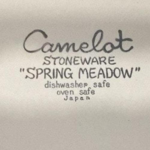Ecko Eterna Camelot "Spring Meadow: Dinner Plate, Vintage Floral Stoneware - Thumbnail 3