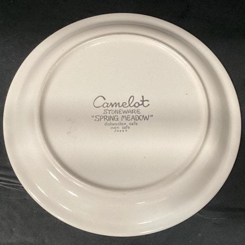 Ecko Eterna Camelot "Spring Meadow: Dinner Plate, Vintage Floral Stoneware - Thumbnail 4