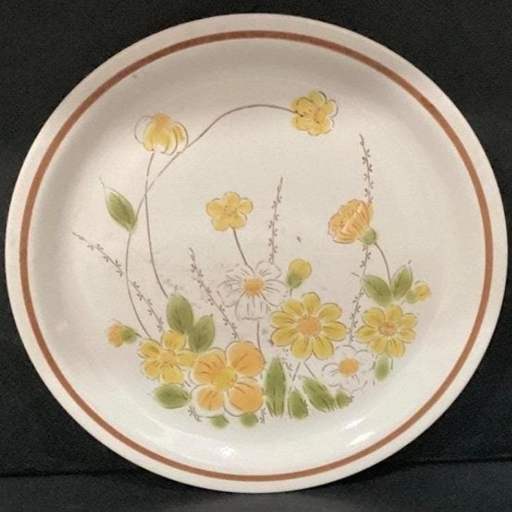 Ecko Eterna Camelot "Spring Meadow: Dinner Plate, Vintage Floral Stoneware - Thumbnail 5