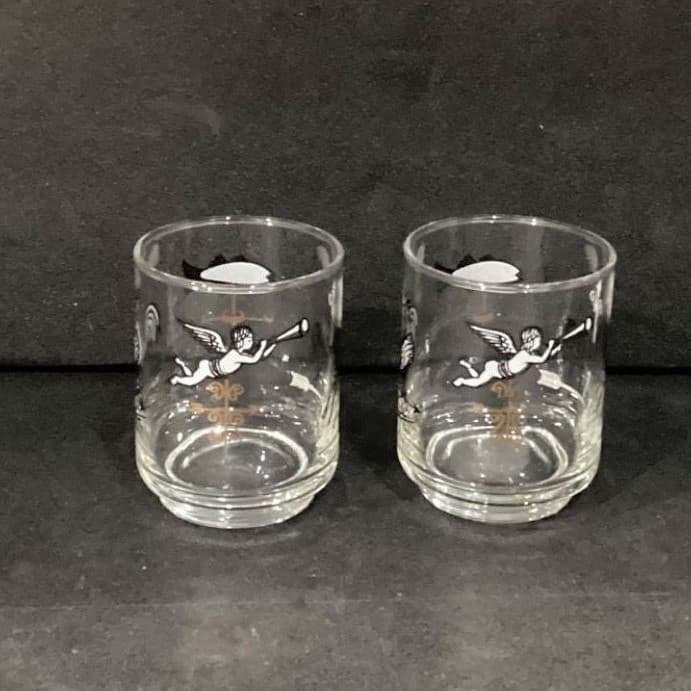 Libbey Curio Weathervane Tumbler, Set of 2, Vintage Shot Glasses, Barware - Thumbnail 11