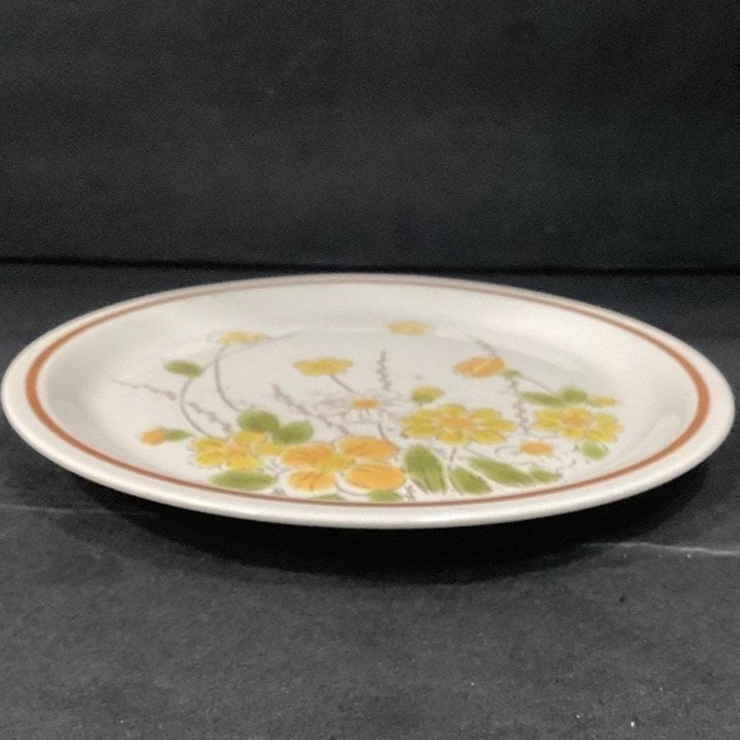 Ecko Eterna Camelot "Spring Meadow: Dinner Plate, Vintage Floral Stoneware - Thumbnail 7