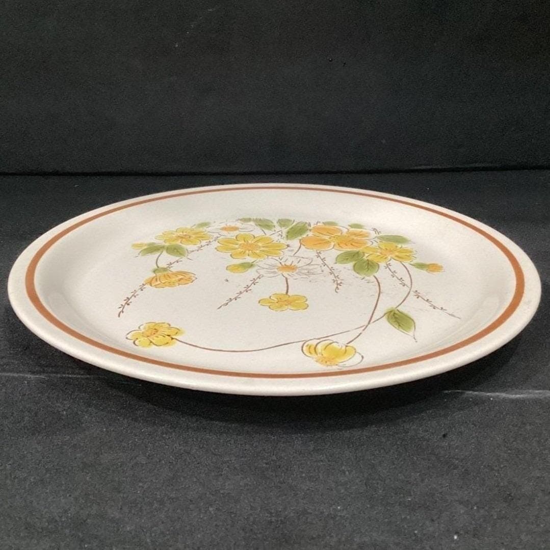 Ecko Eterna Camelot "Spring Meadow: Dinner Plate, Vintage Floral Stoneware - Thumbnail 9