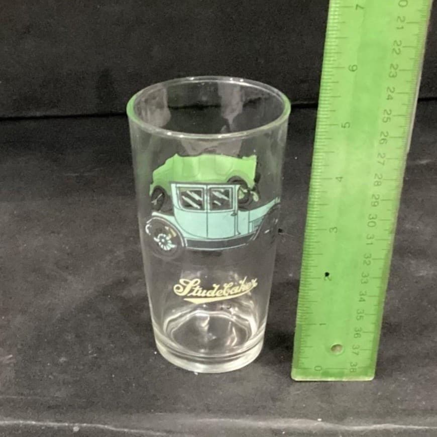 Anchor Hocking Antique Cars Tumblers, Set of 4, Multicolored Vehicle Glasses - Thumbnail 7