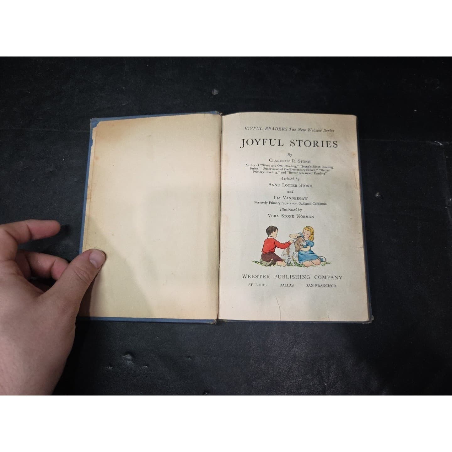 Joyful Stories by Clarence R. Stone, Children's Reader Book 1932 Illustrated - Thumbnail 3