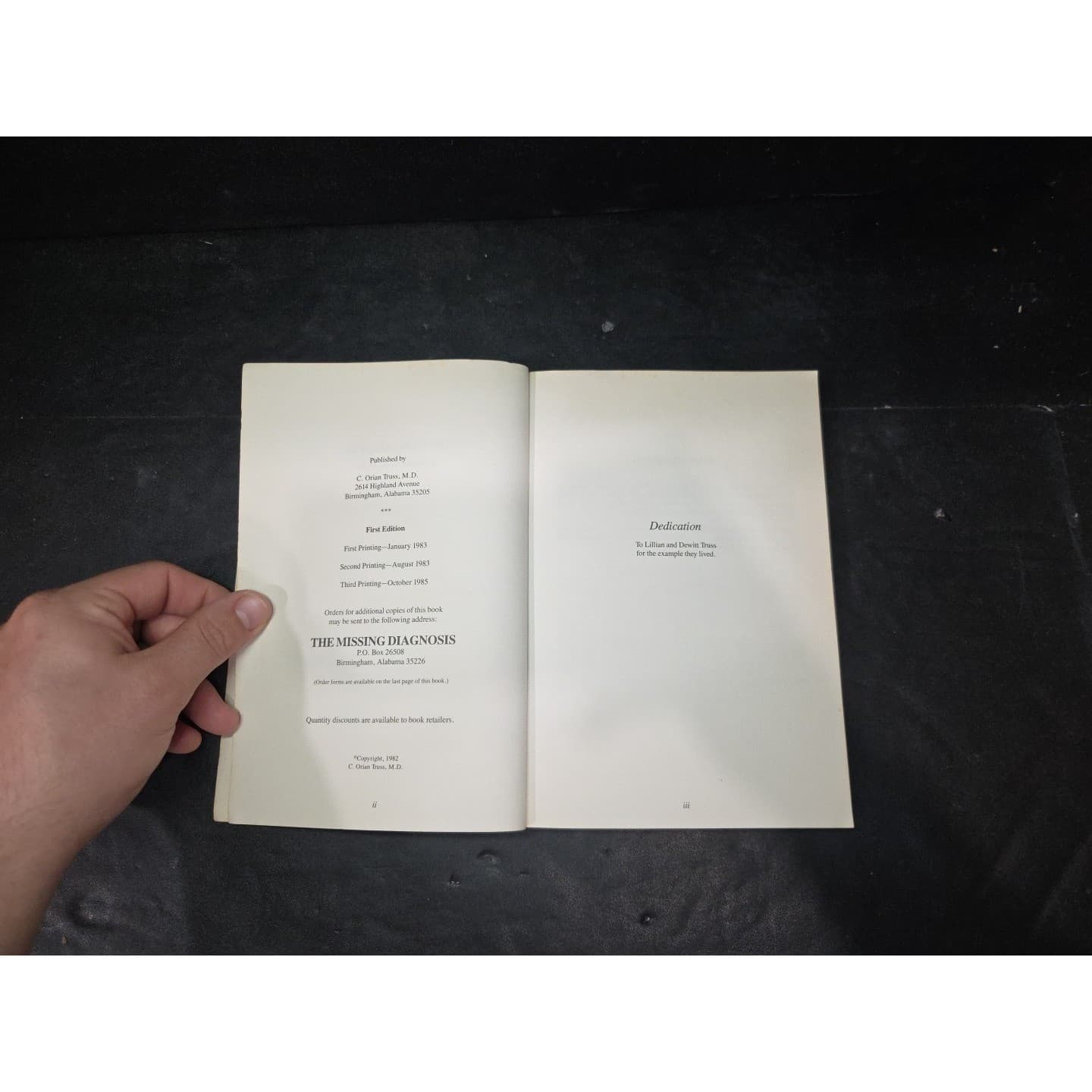 The Missing Diagnosis by C Orian Truss, Vintage MD Medical Health Book - Thumbnail 3