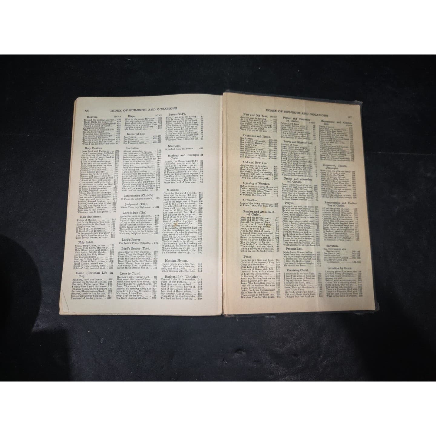 The Presbyterian Hymnal, 1939 Vintage Church Song Book, Religious Music - Thumbnail 6