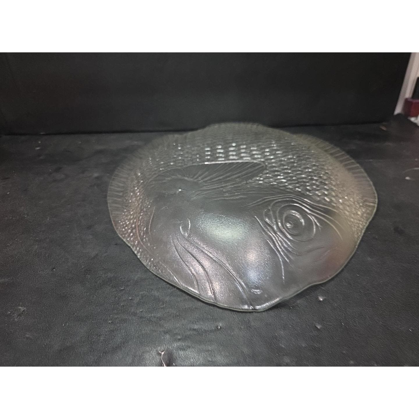 Arcoroc Fish Shaped Glass Platter, 15" Wide France Serving Dish, Entertaining - Thumbnail 7