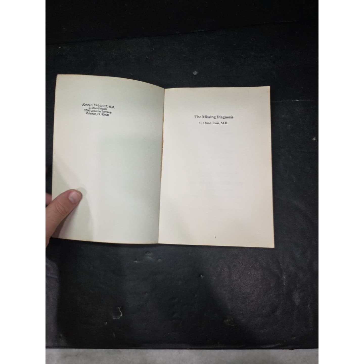 The Missing Diagnosis by C Orian Truss, Vintage MD Medical Health Book - Thumbnail 2