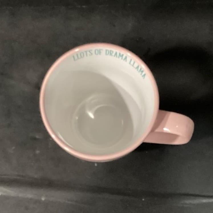 Llots Of Drama Llama Pink Coffee Cup, Ceramic Novelty Mug, Replacement Drinkware - Thumbnail 8
