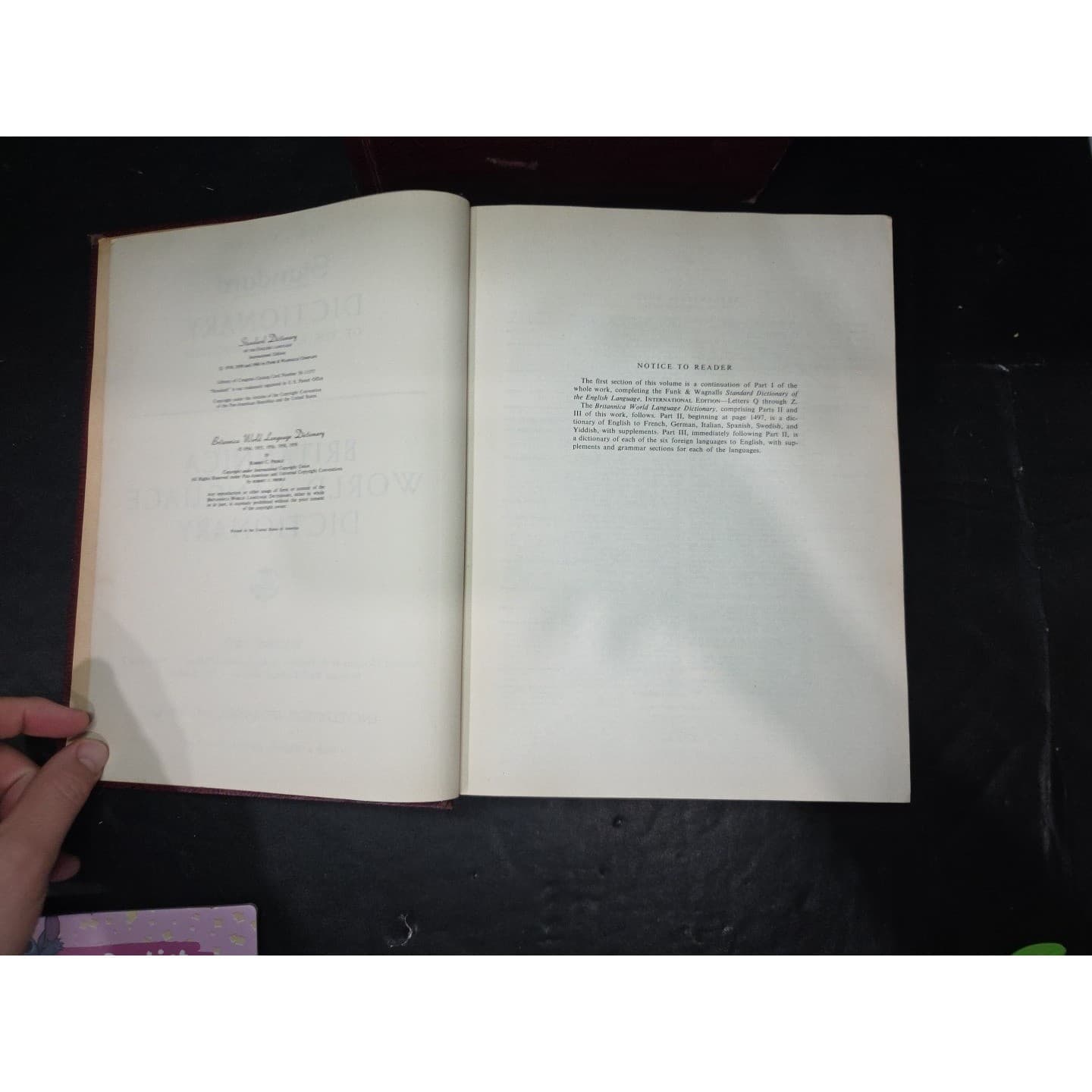 Britannica World Language Dictionary Funk & Wagnalls Standard Edition Volume Two - Thumbnail 5