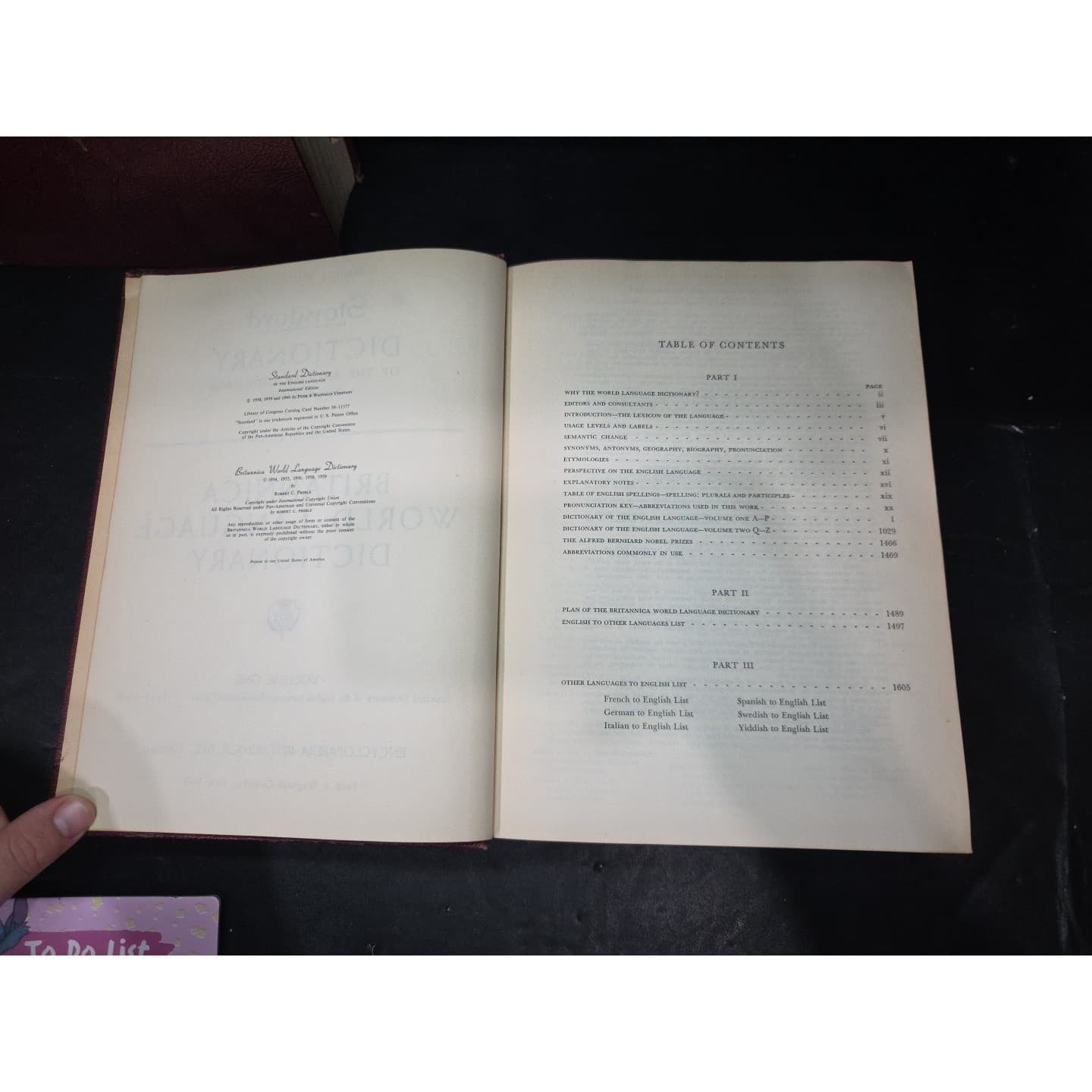 Britannica World Language Dictionary Funk & Wagnalls Standard Edition Volume Two - Thumbnail 10