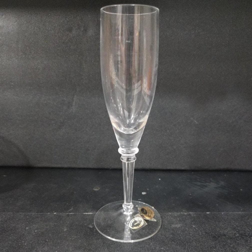 Simpsons Hungarian Champagne Flute, Hand Cut 24% Lead Crystal Toasting Glass - Thumbnail 11