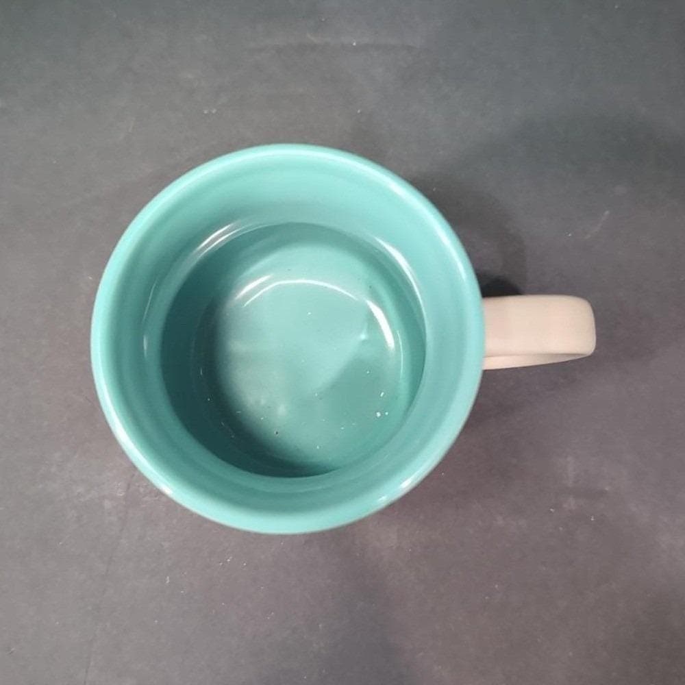 Chesapeake Bay Bridge-Tunnel Mug, Vintage Stoneware, Pastel Souvenir Coffee Cup - Thumbnail 6
