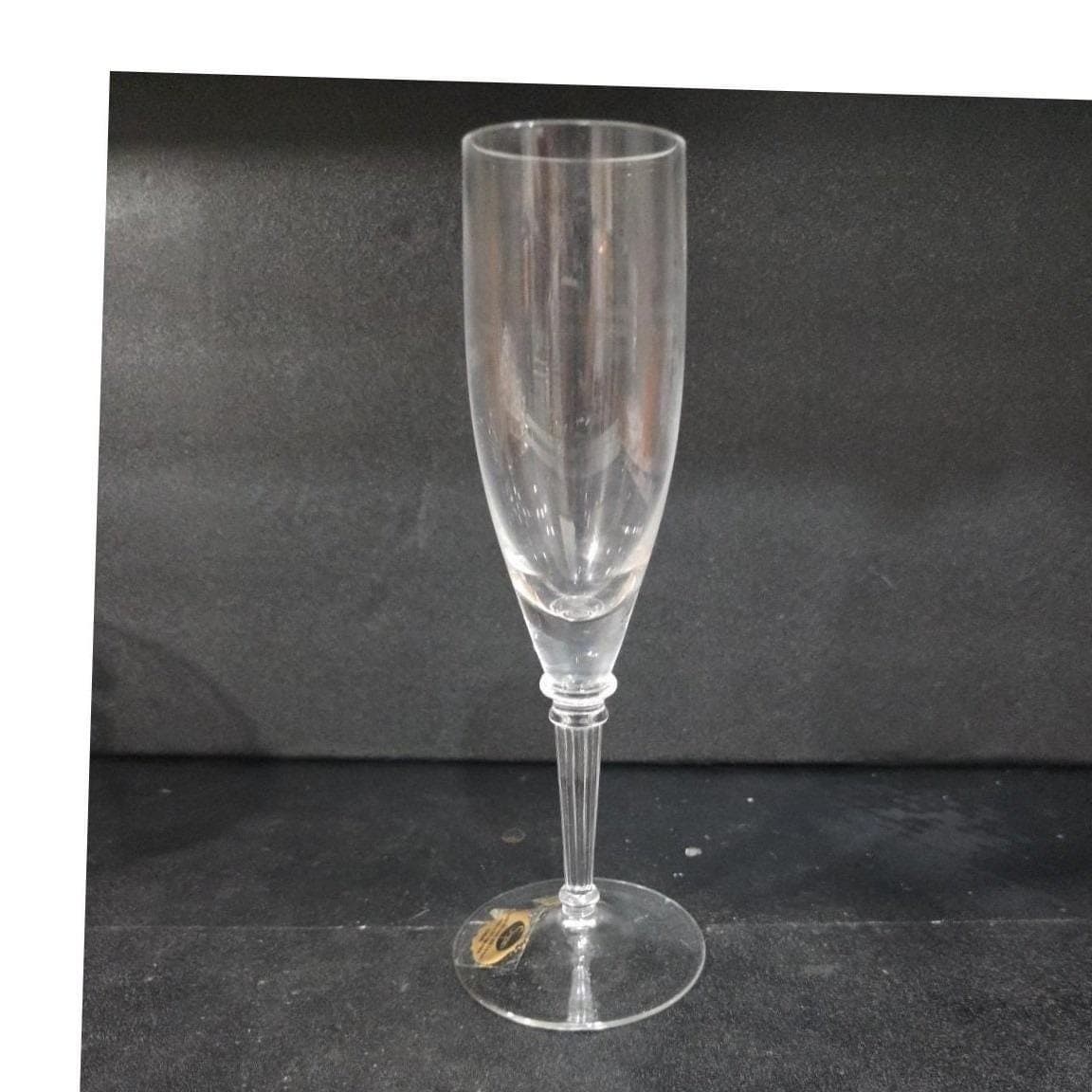 Simpsons Hungarian Champagne Flute, Hand Cut 24% Lead Crystal Toasting Glass - Thumbnail 9